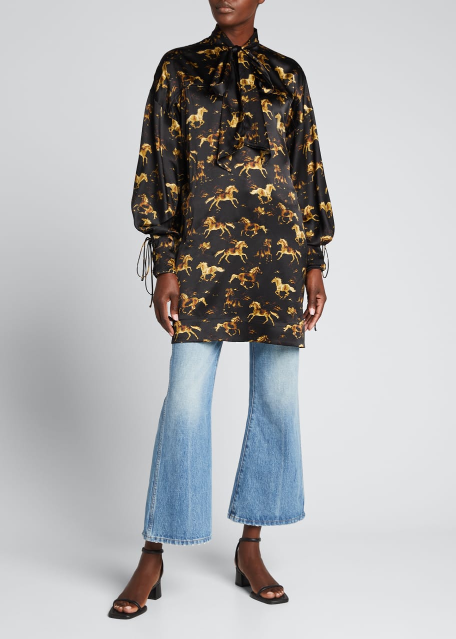 Ganni horse print cheap