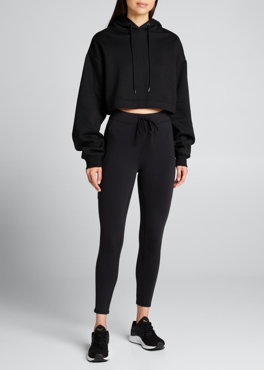 Alo Yoga Bae Logo Cropped Hoodie - Bergdorf Goodman