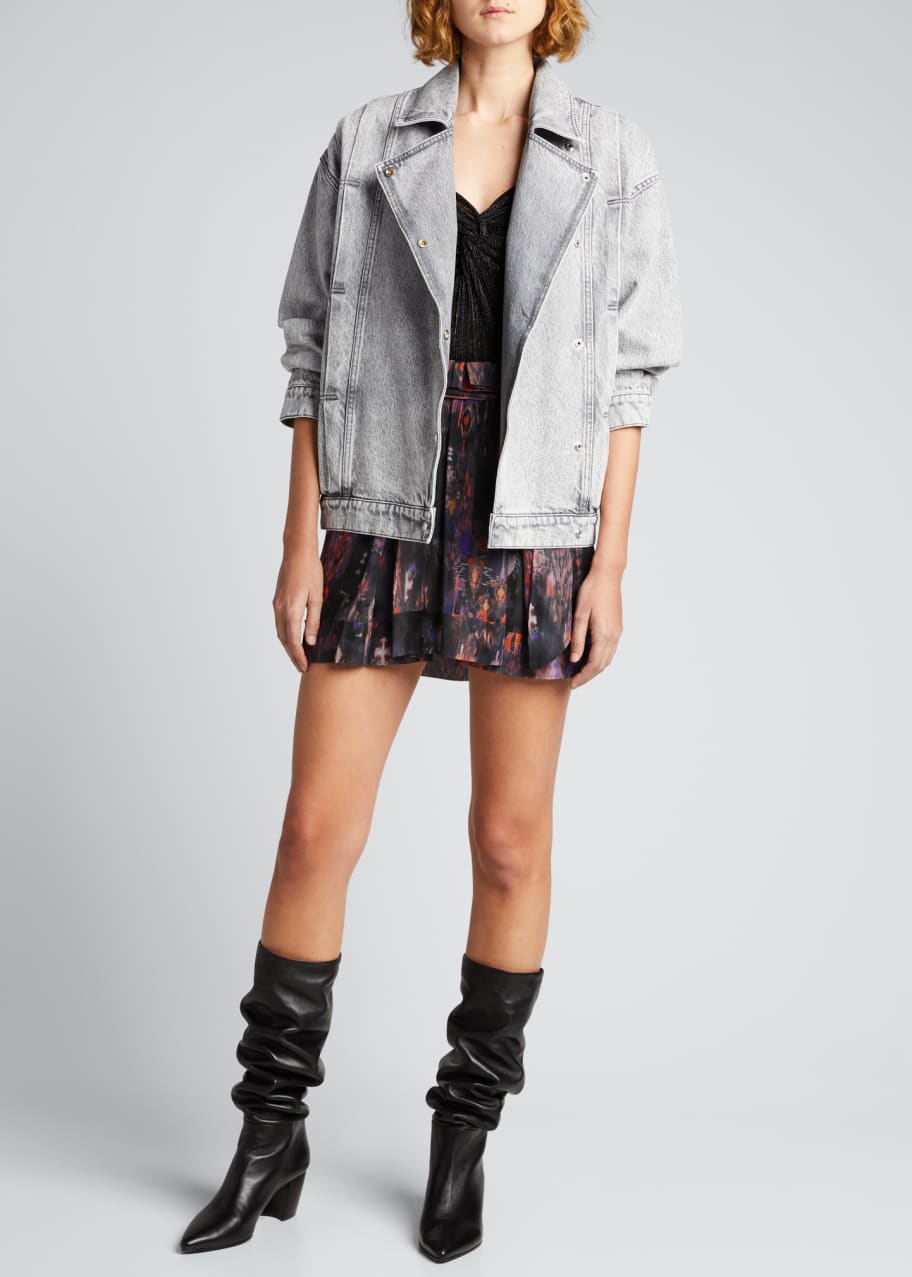 Iro denim jacket top