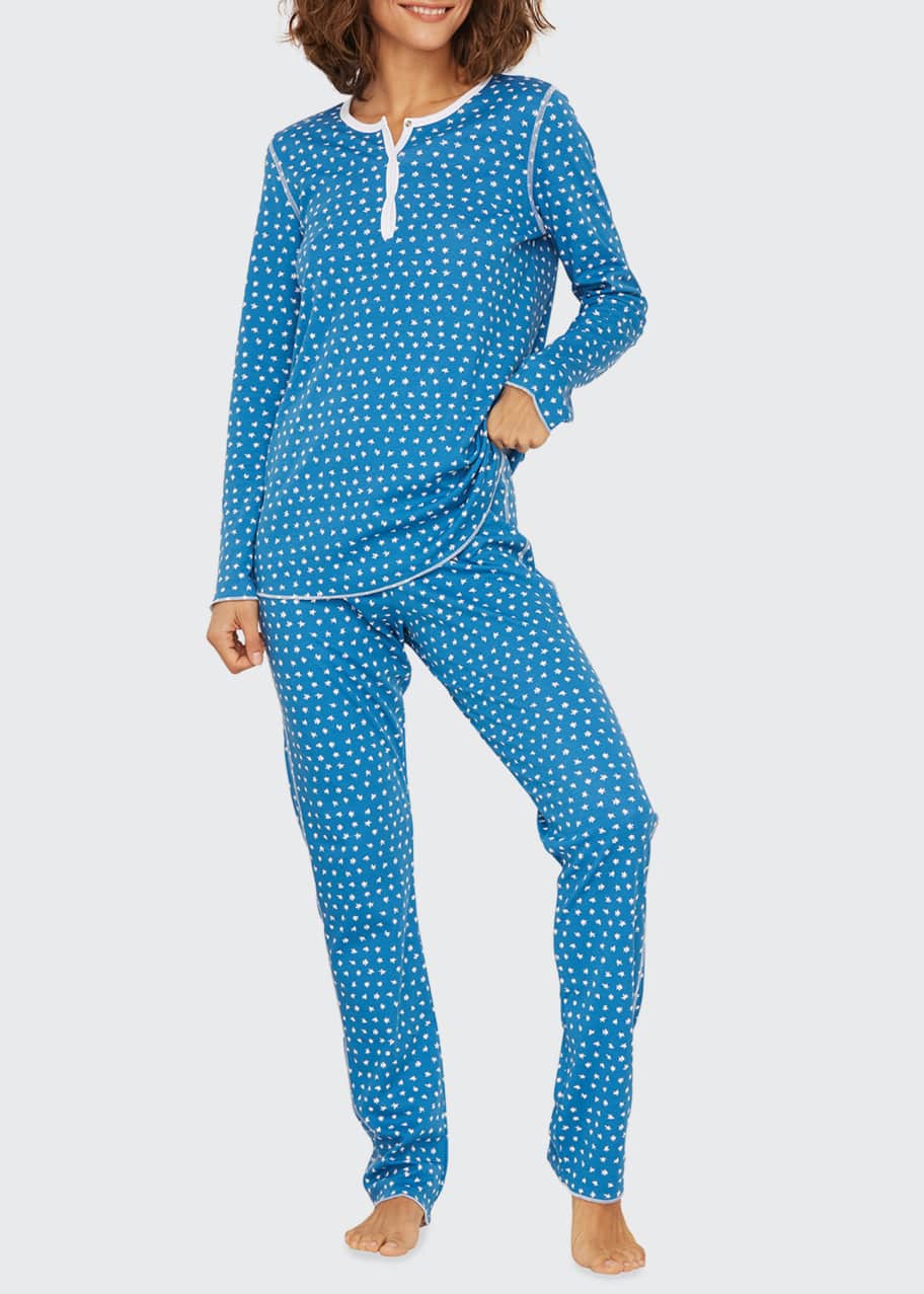 Roller Rabbit Starry Night Printed Pajama Set Bergdorf Goodman
