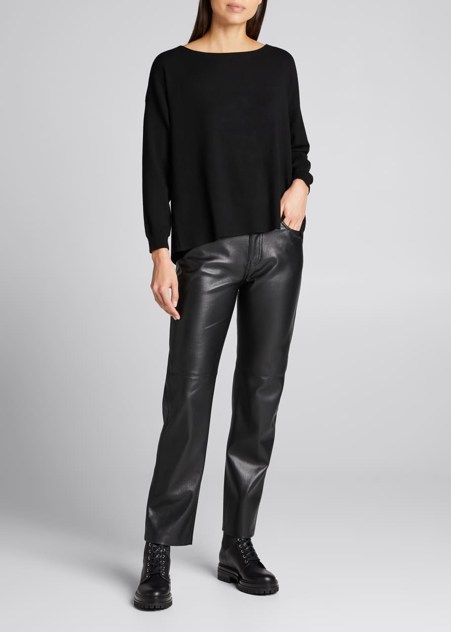Drop shoulder 2025 tie back pullover