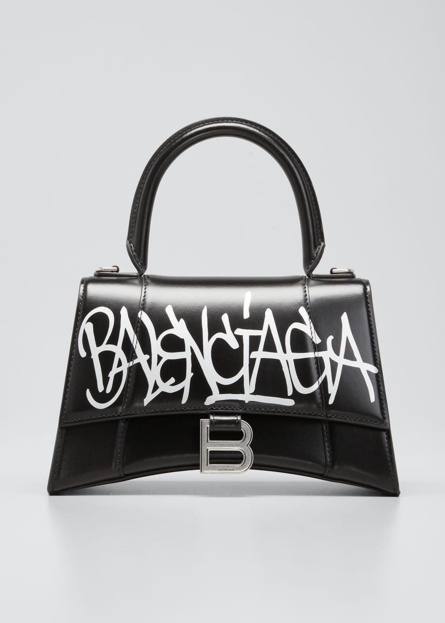 Hourglass Leather Graffiti Top-Handle Bag