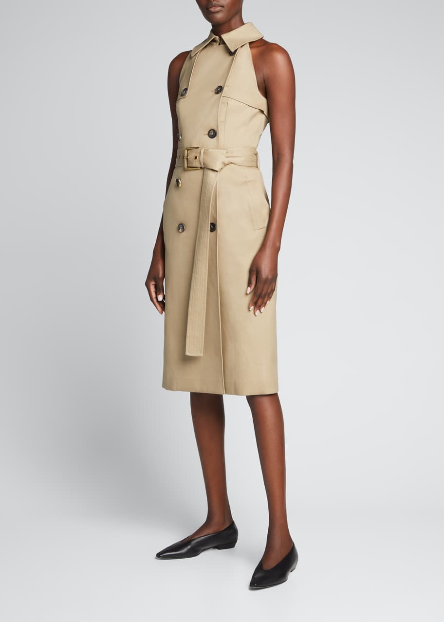 Michael Kors Collection Sleeveless Trench Sheath Dress - Bergdorf Goodman