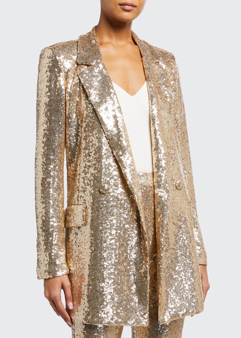 Sequin smoking jacket cheap