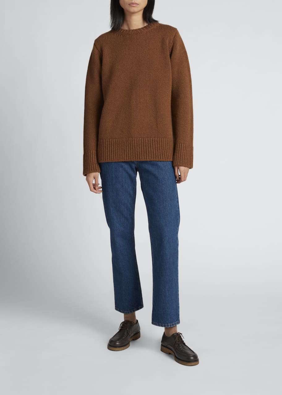 THE ROW Sibel Cashmere Crewneck Sweater Bergdorf Goodman