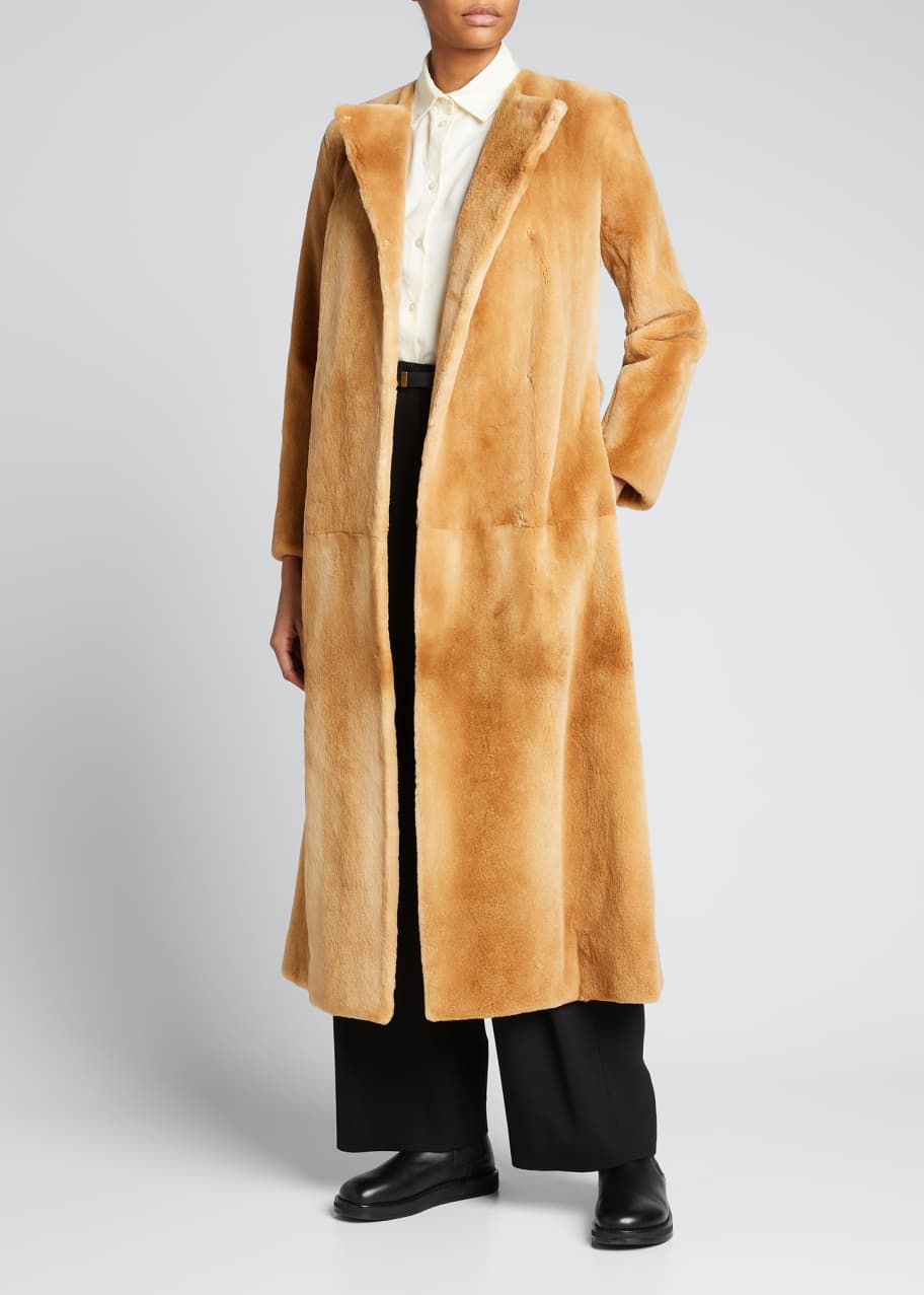 THE ROW Long Mink Fur Coat - Bergdorf Goodman