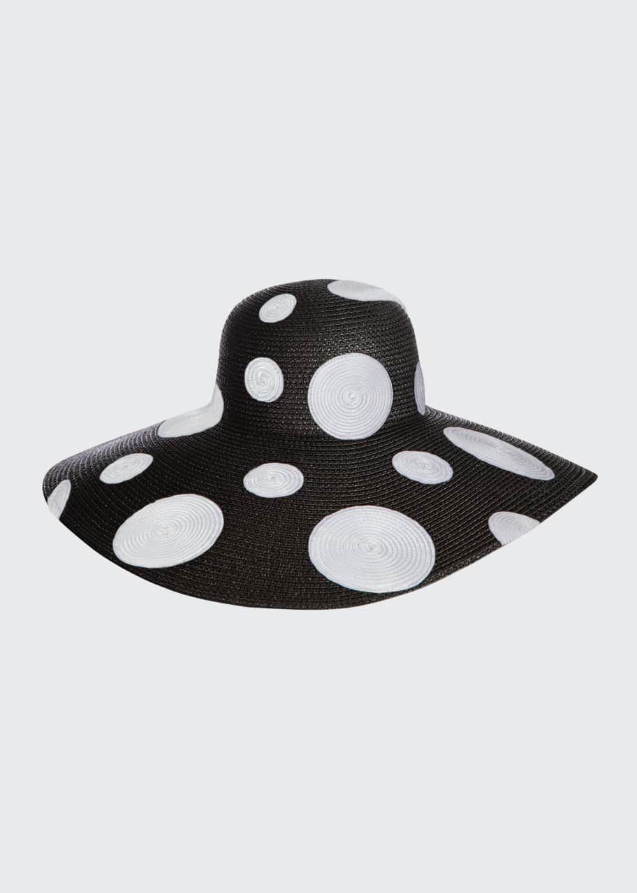 Eric Javits Polka Dot Sun Hat - Bergdorf Goodman