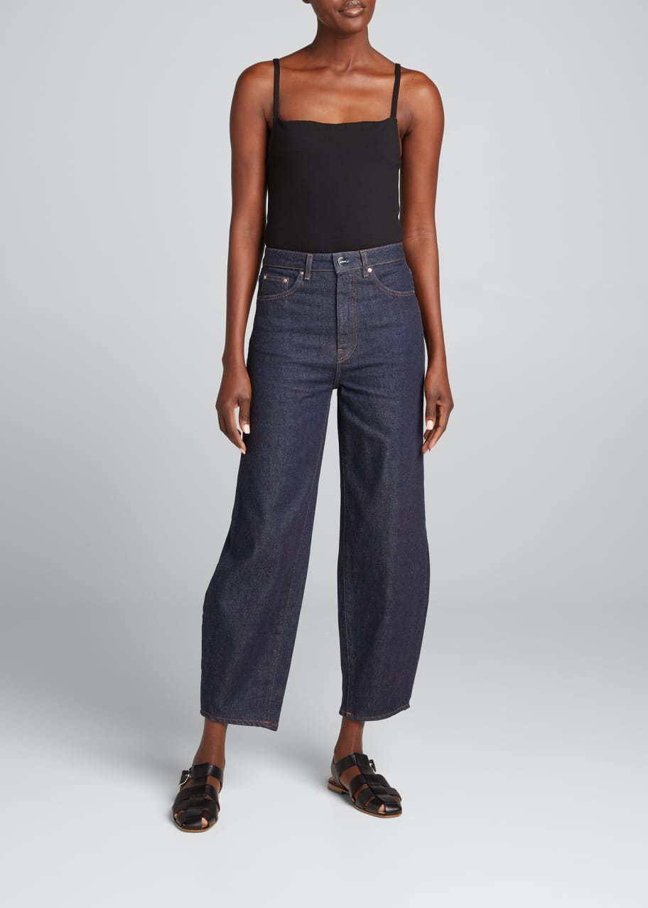 Toteme Square-Neck Fitted Bodysuit - Bergdorf Goodman
