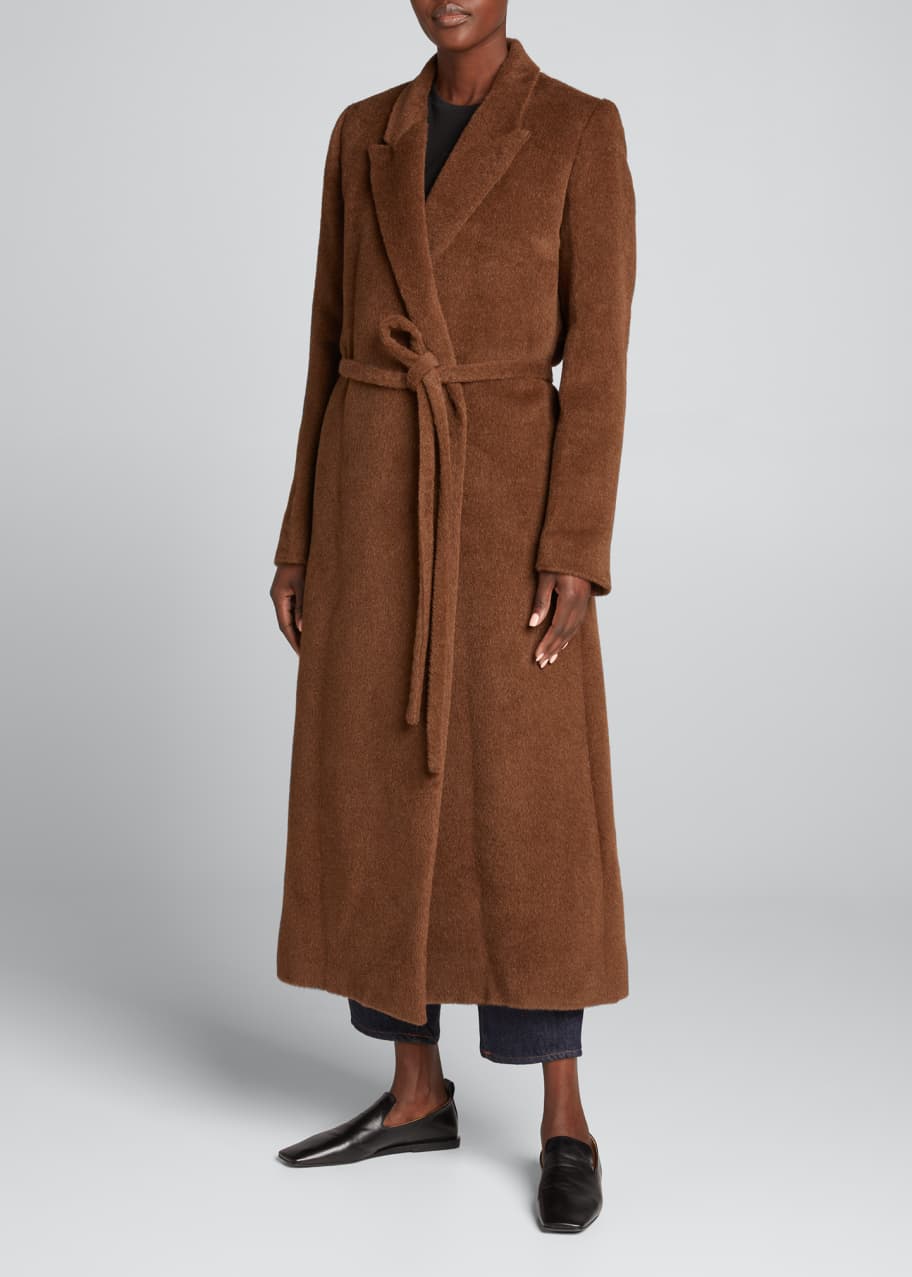 Alpaca wrap coat best sale