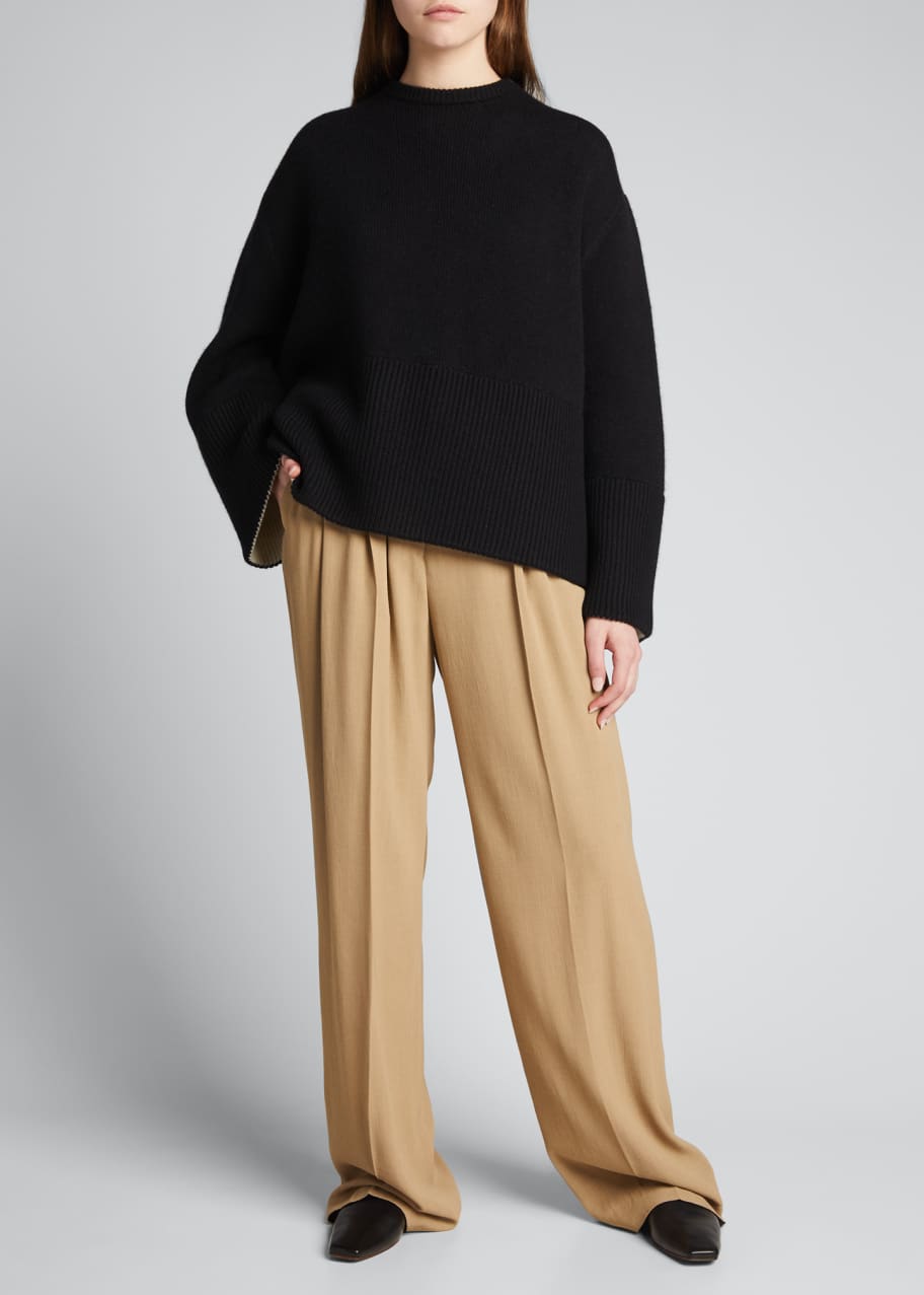 Double cashmere sweater new arrivals