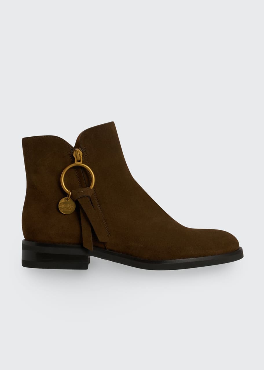 See by Chloe Louise Suede Ankle Booties Bergdorf Goodman