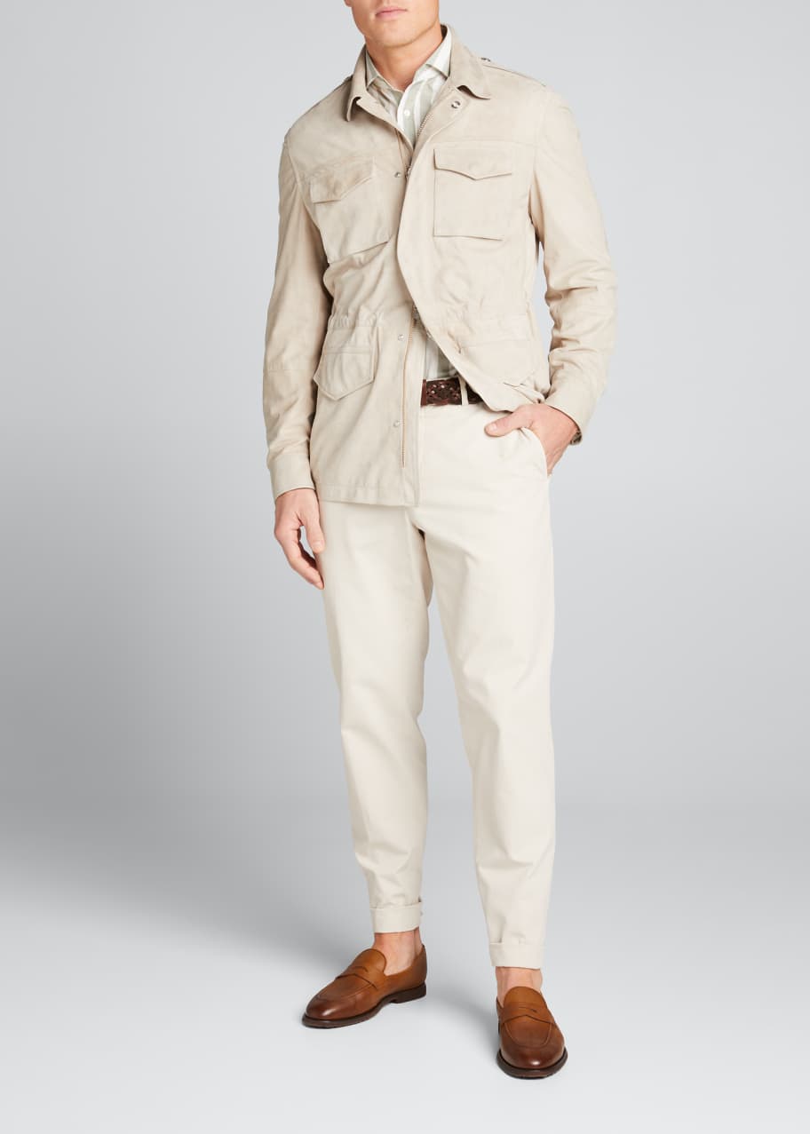 Brunello cucinelli safari jacket on sale