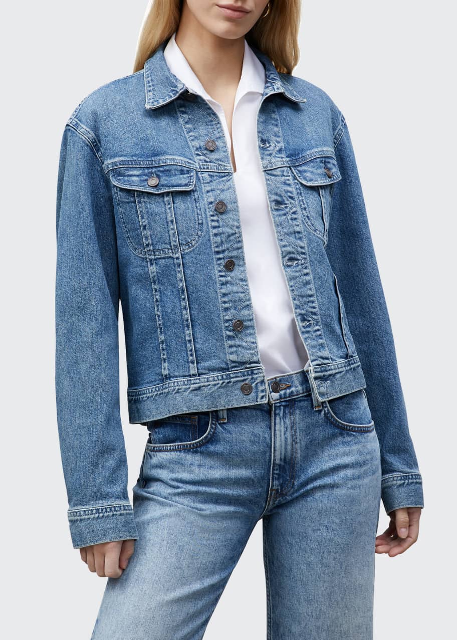 Lafayette 148 New York Laight Denim Jacket Bergdorf Goodman