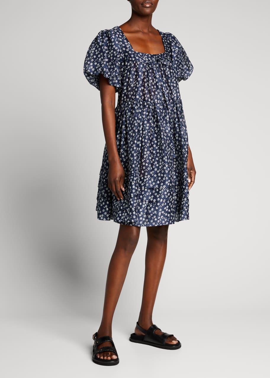 Constance Puff Sleeve Mini Dress