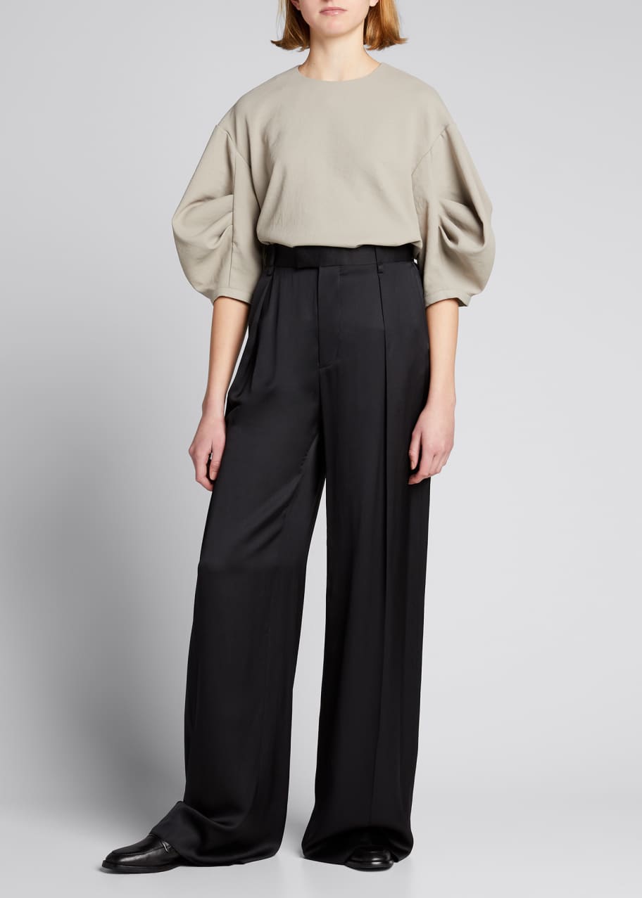 Tibi chalky drape top shop