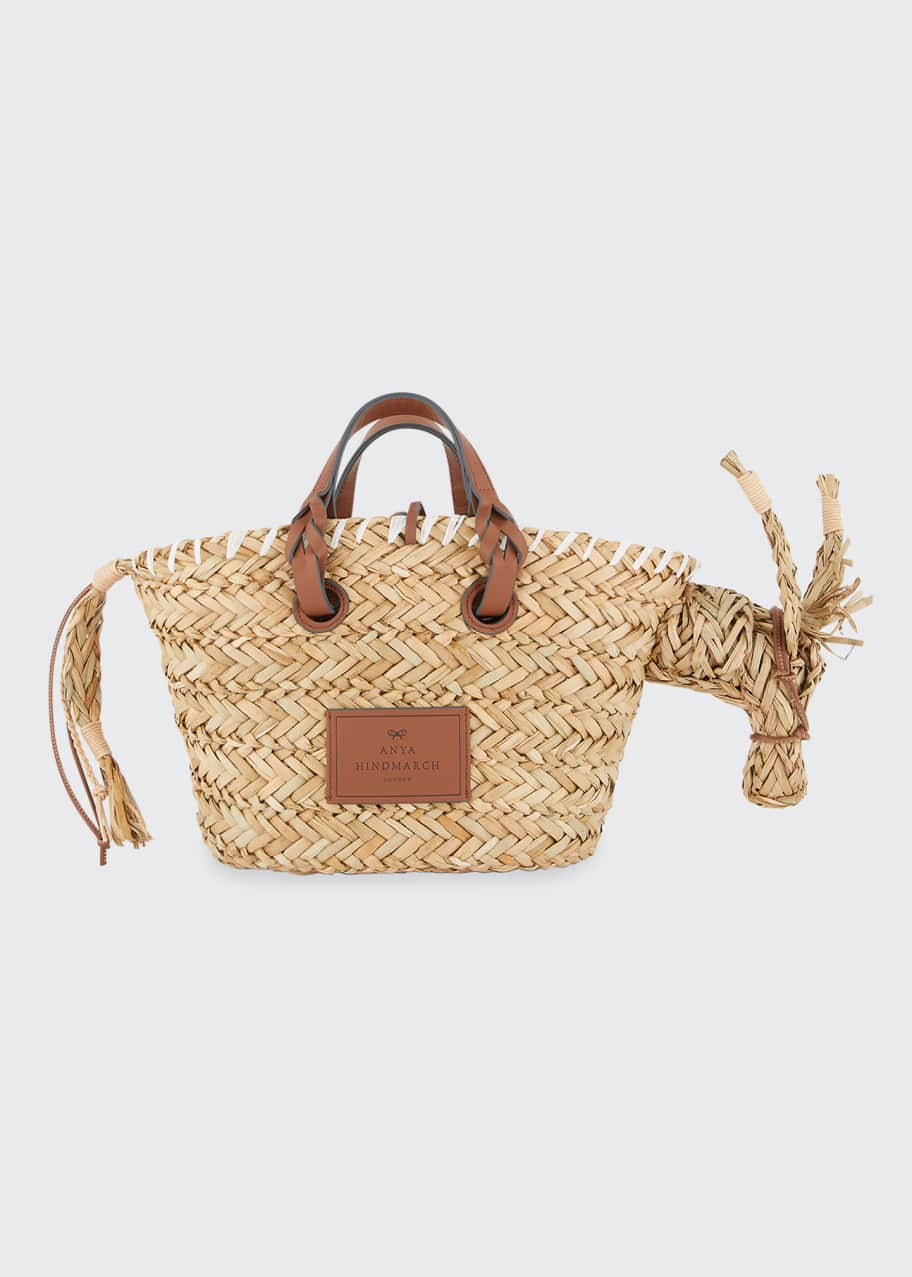 Anya Hindmarch Donkey Small Basket Tote Bag Bergdorf Goodman
