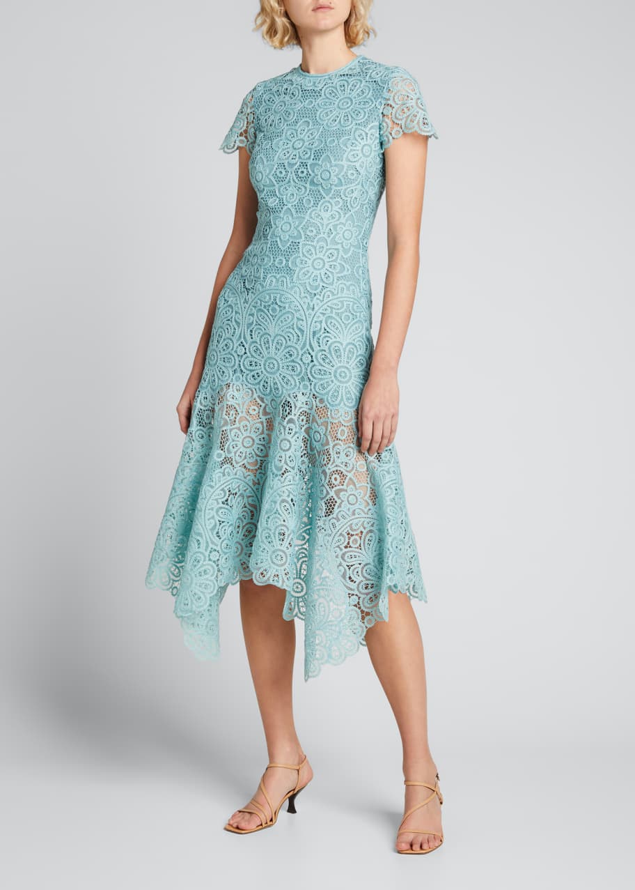 Guipure lace midi dress by jonathan simkhai hotsell