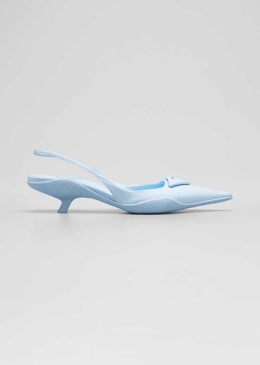 Prada slingback kitten heel top