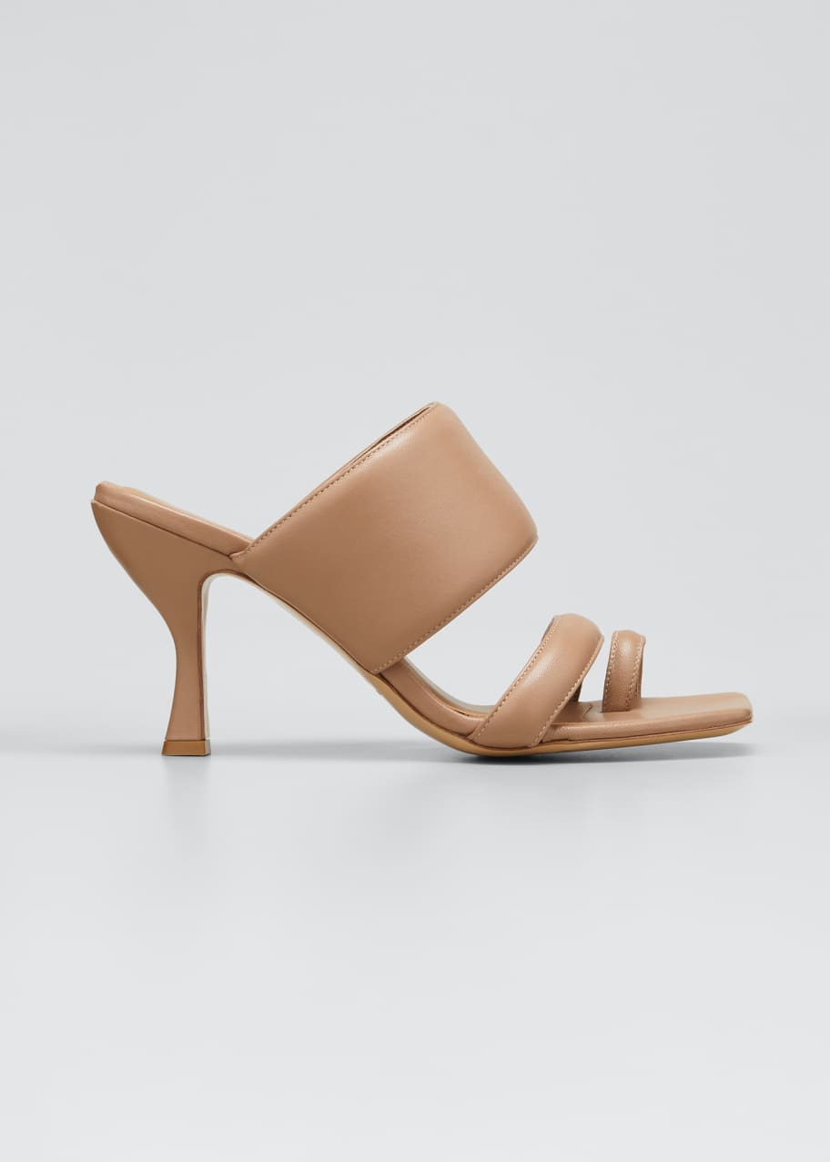 GIA x Pernille 80mm Napa Toe-Ring Slide Sandals - Bergdorf Goodman