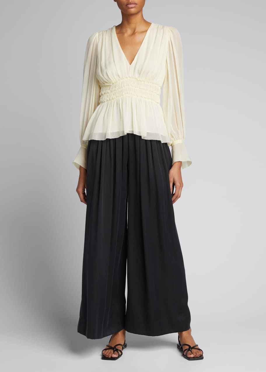Rebecca taylor store peplum top