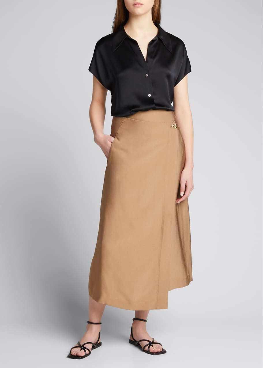 Vince 2025 asymmetric skirt