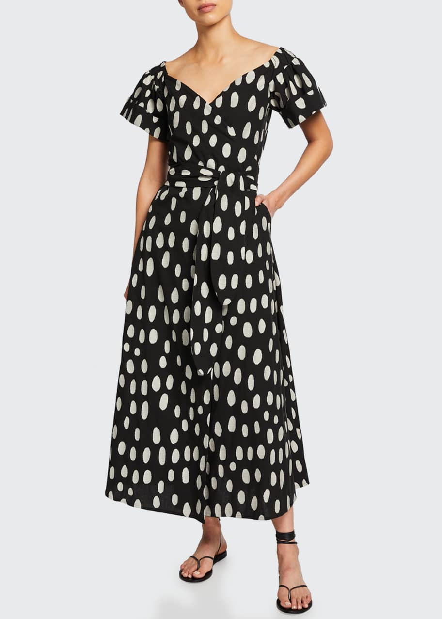 Mara hoffman on sale polka dot dress