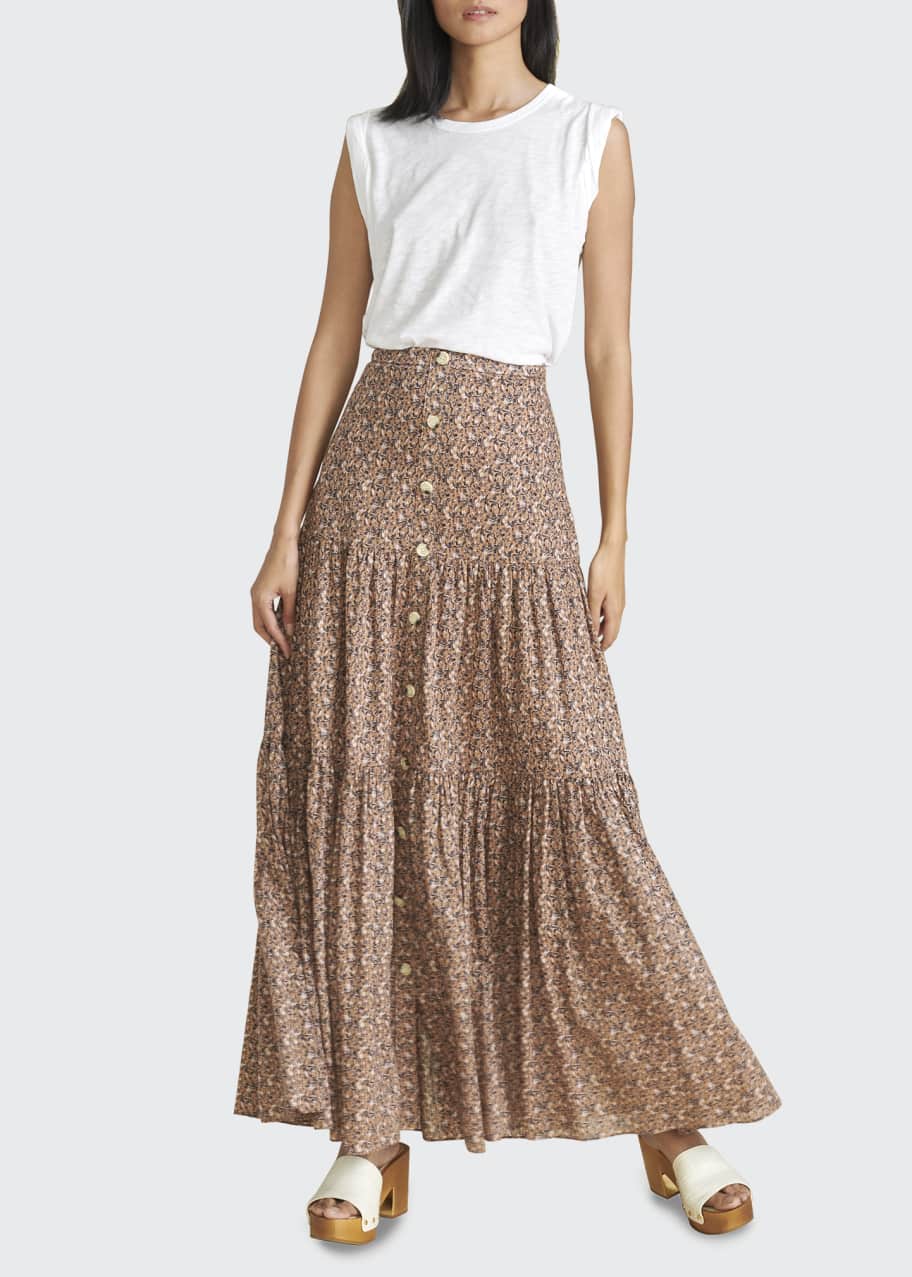 veronica beard sundance maxi skirt