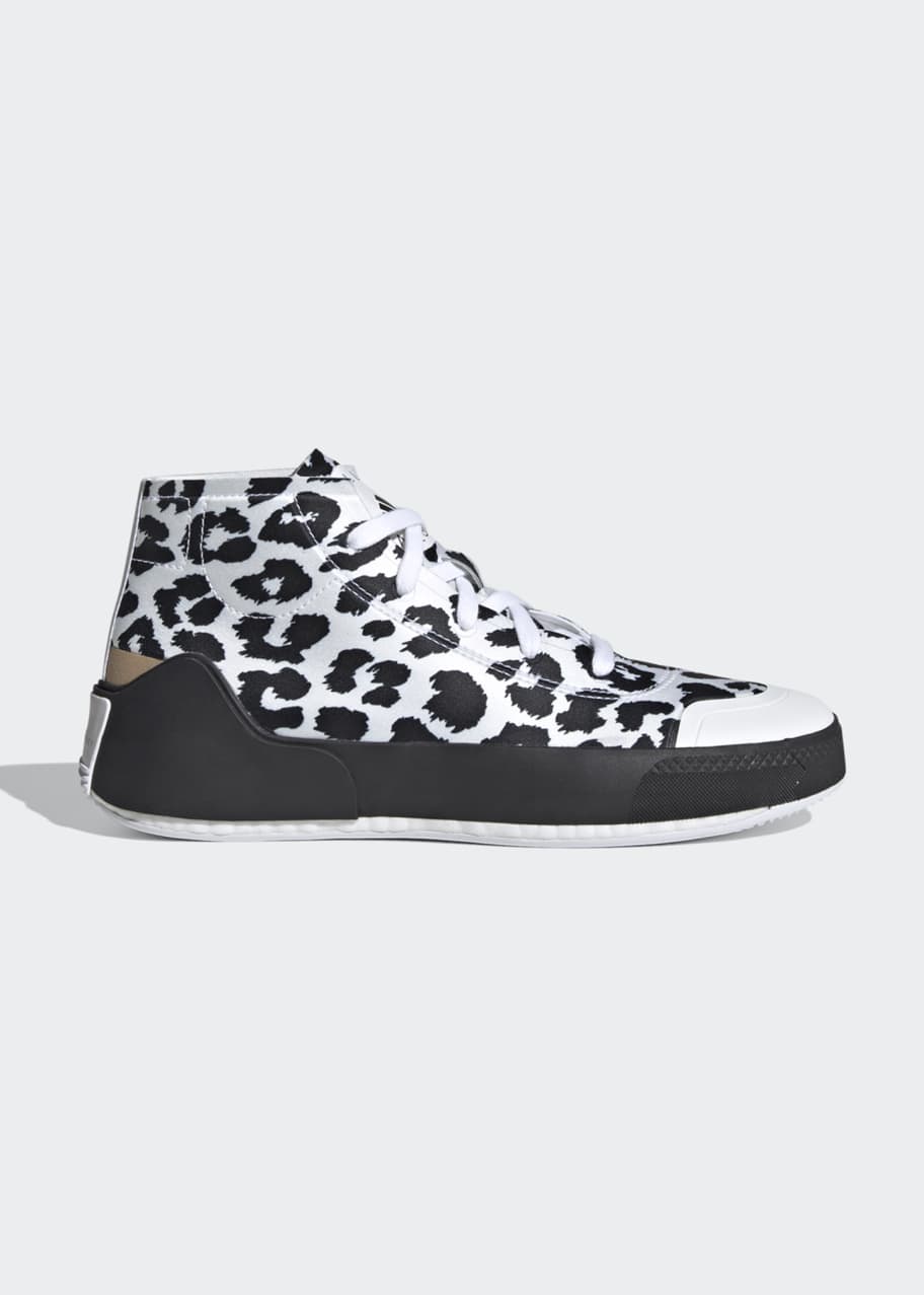 adidas gazelle silver green womens Stella McCartney x Addidas | Treino Recycled-Canvas Trainers