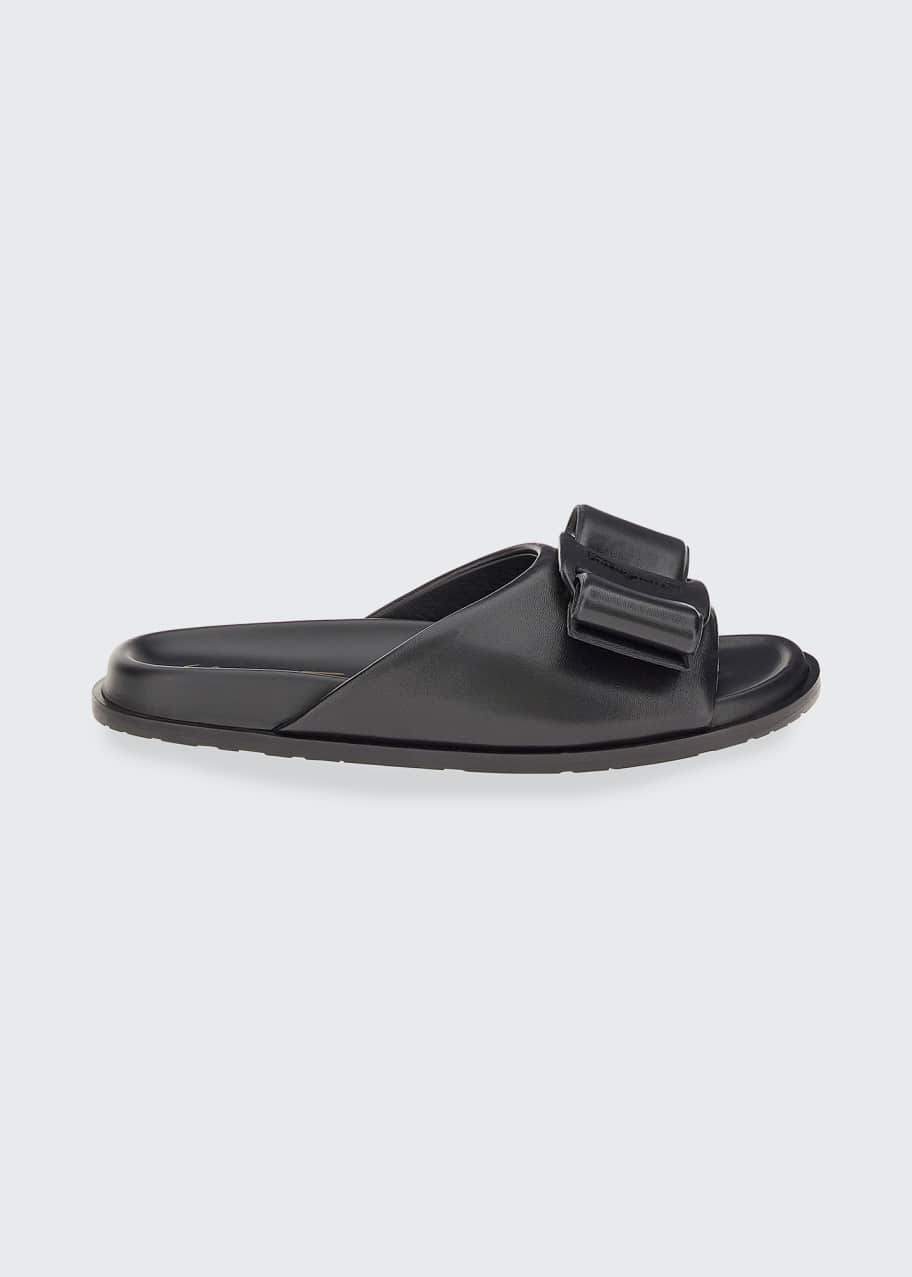 Ferragamo Virgil Vara Bow Sporty Slide Sandals Bergdorf Goodman