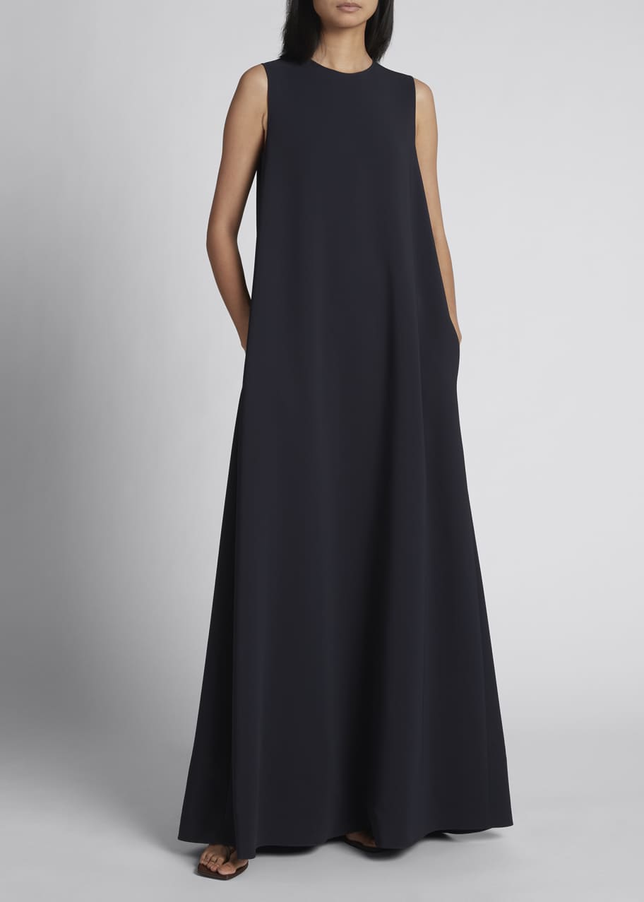 THE ROW Eno Cady Sleeveless Long Dress - Bergdorf Goodman