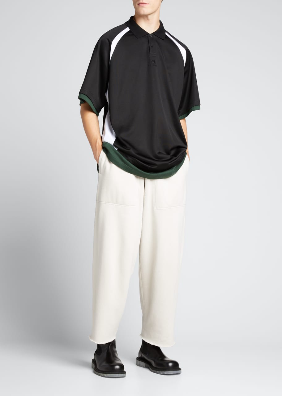 Raw outlet hem sweatpants