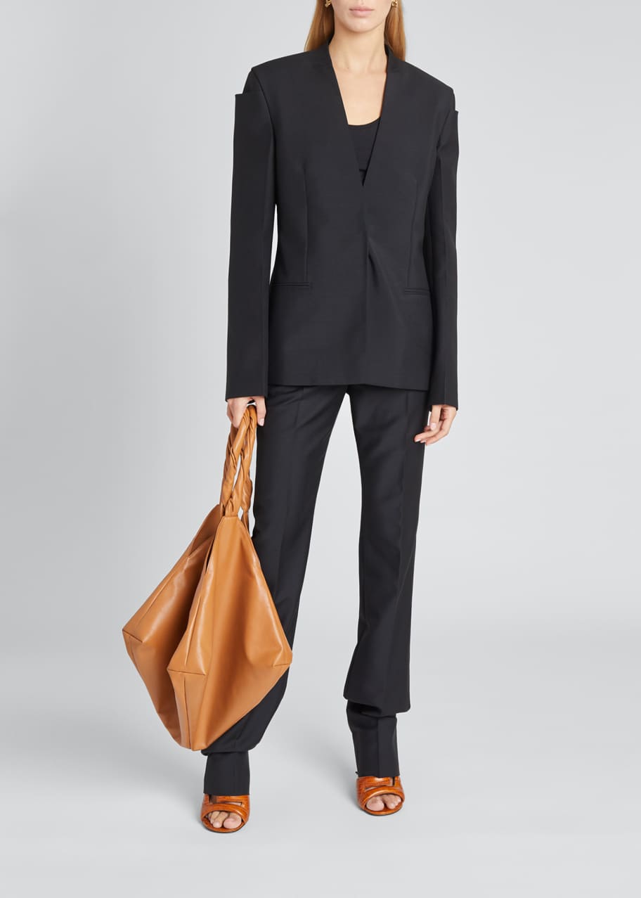 Givenchy Square-Shoulder Blazer Jacket Bergdorf Goodman