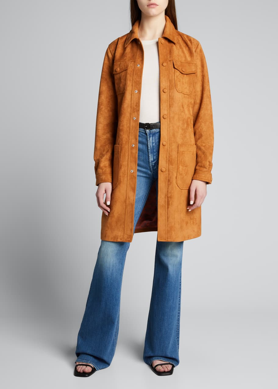Patch pocket car clearance coat