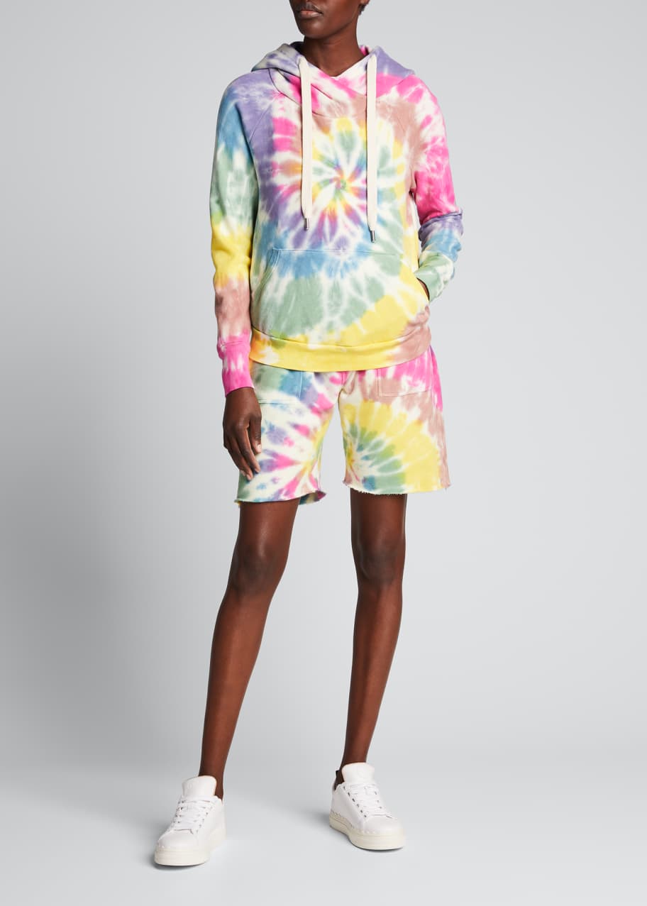 Lisse Raglan Tie Dye Hoodie