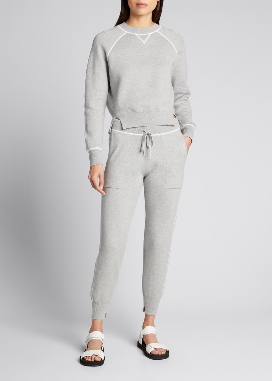 Cotton cashmere joggers best sale