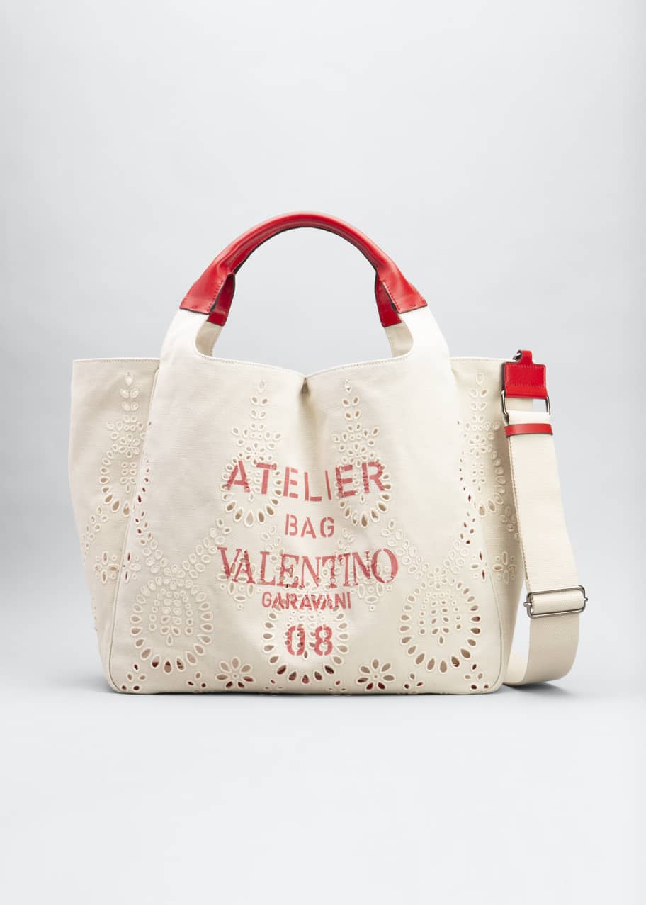 Valentino Garavani Atelier 08 Edition LaserCut Tote Bag Bergdorf Goodman