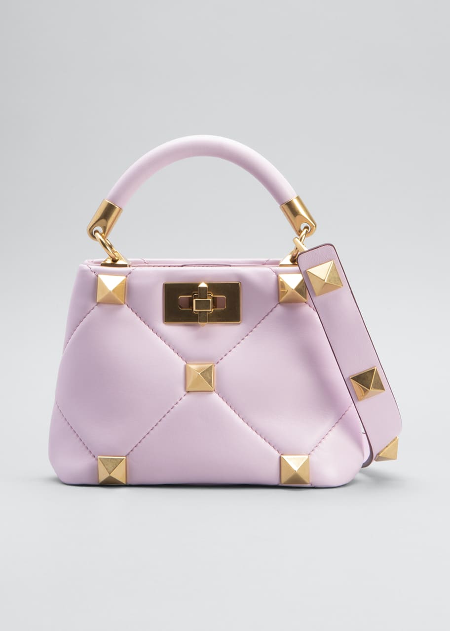 Valentino Garavani Roman Stud Quilted Mini TopHandle Bag Bergdorf