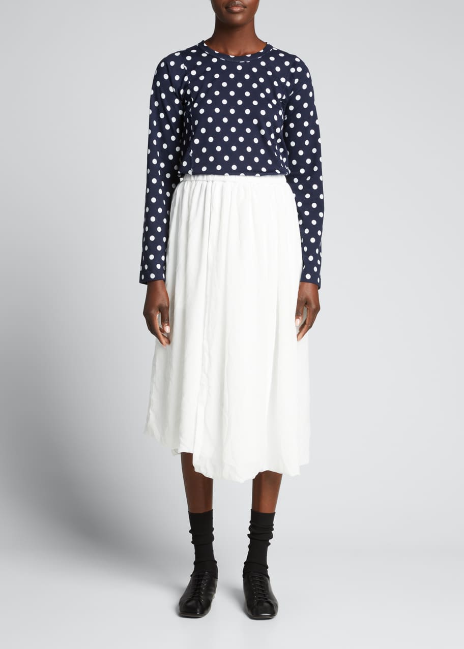 Comme des Garcons Comme des Garcons Polka Dot Long Sleeve Top