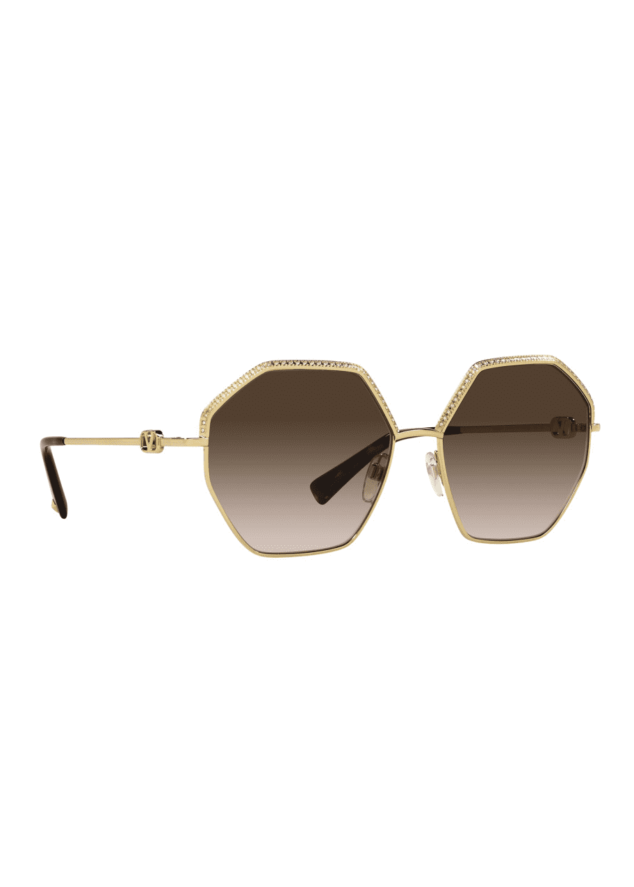Valentino octagonal sunglasses deals
