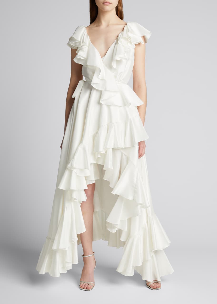 knee length dresses for ladies Levy Tiered Ruffle Midi Dress – The Unverified main image 1
