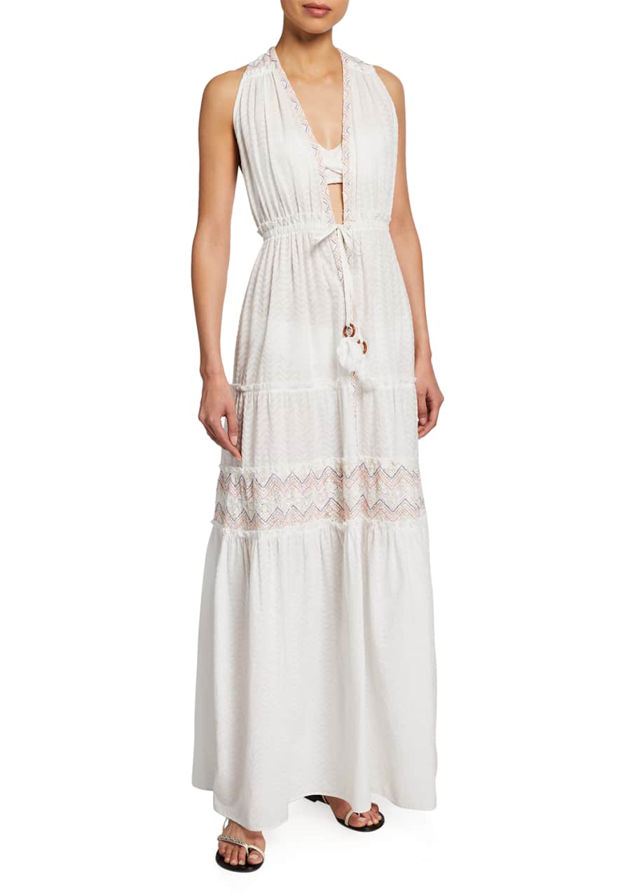 Ramy Brook Paloma Chevron Coverup Dress - Bergdorf Goodman