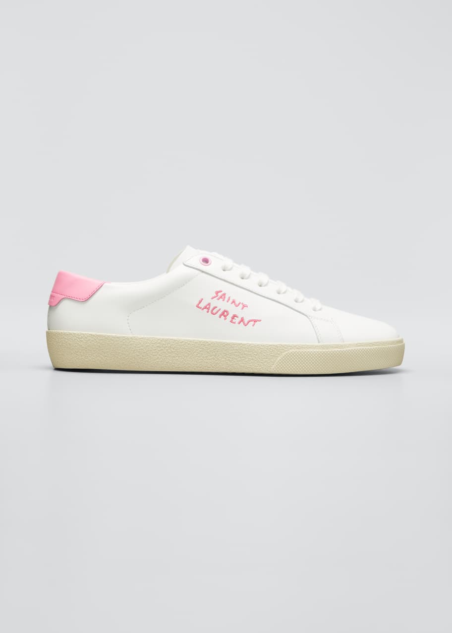 Saint Laurent Signature Logo Bicolor Sneakers - Bergdorf Goodman