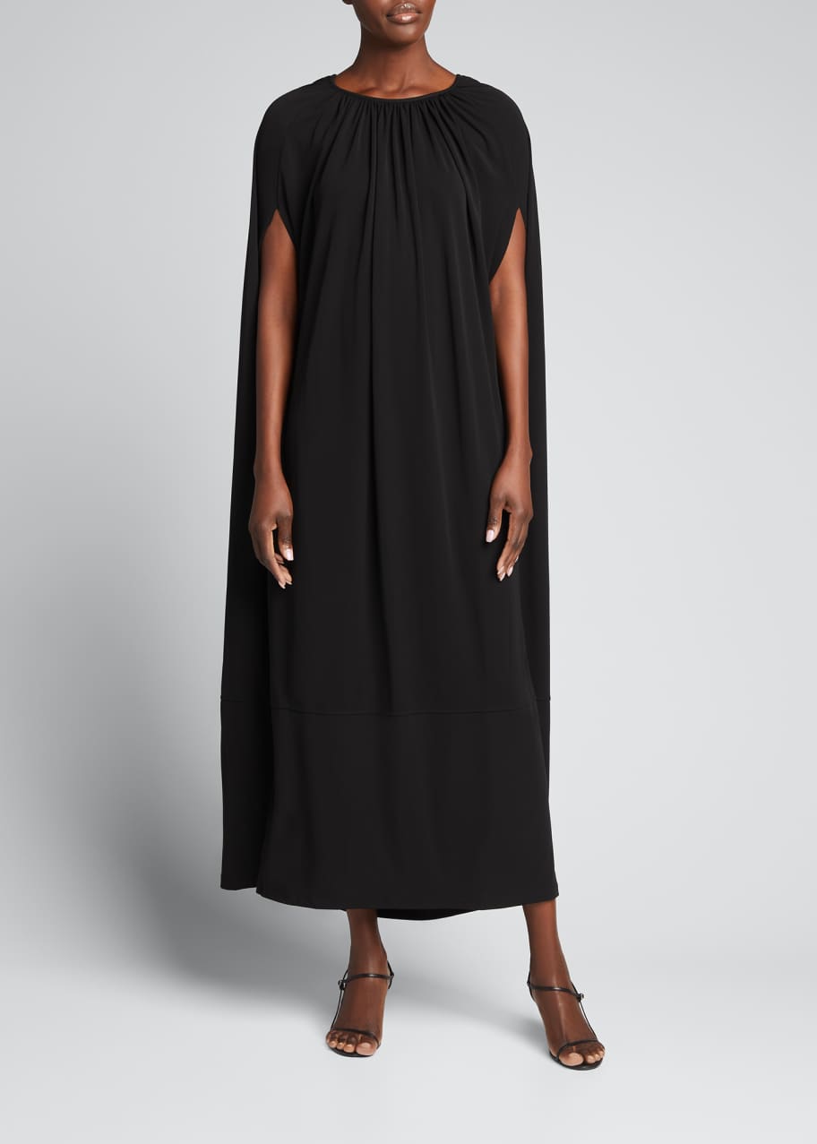 【送料&関税込】TotAme Toteme Long Dress Toteme Long-Sleeve Jersey Maxi Dress | Saks Fifth Avenue