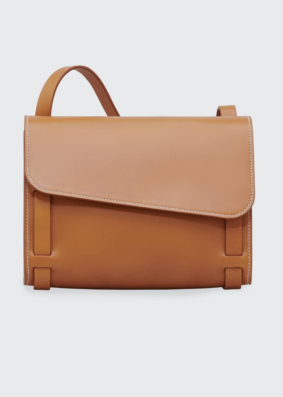 Il Bisonte Stufa Leather Shoulder Bag, Natural - Bergdorf Goodman