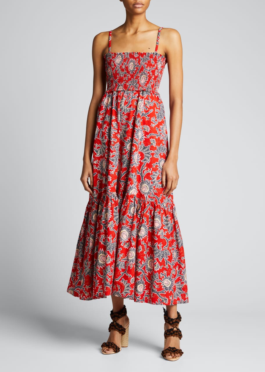 A.L.C. Austyn Sleeveless Smocked Maxi Dress - Bergdorf Goodman