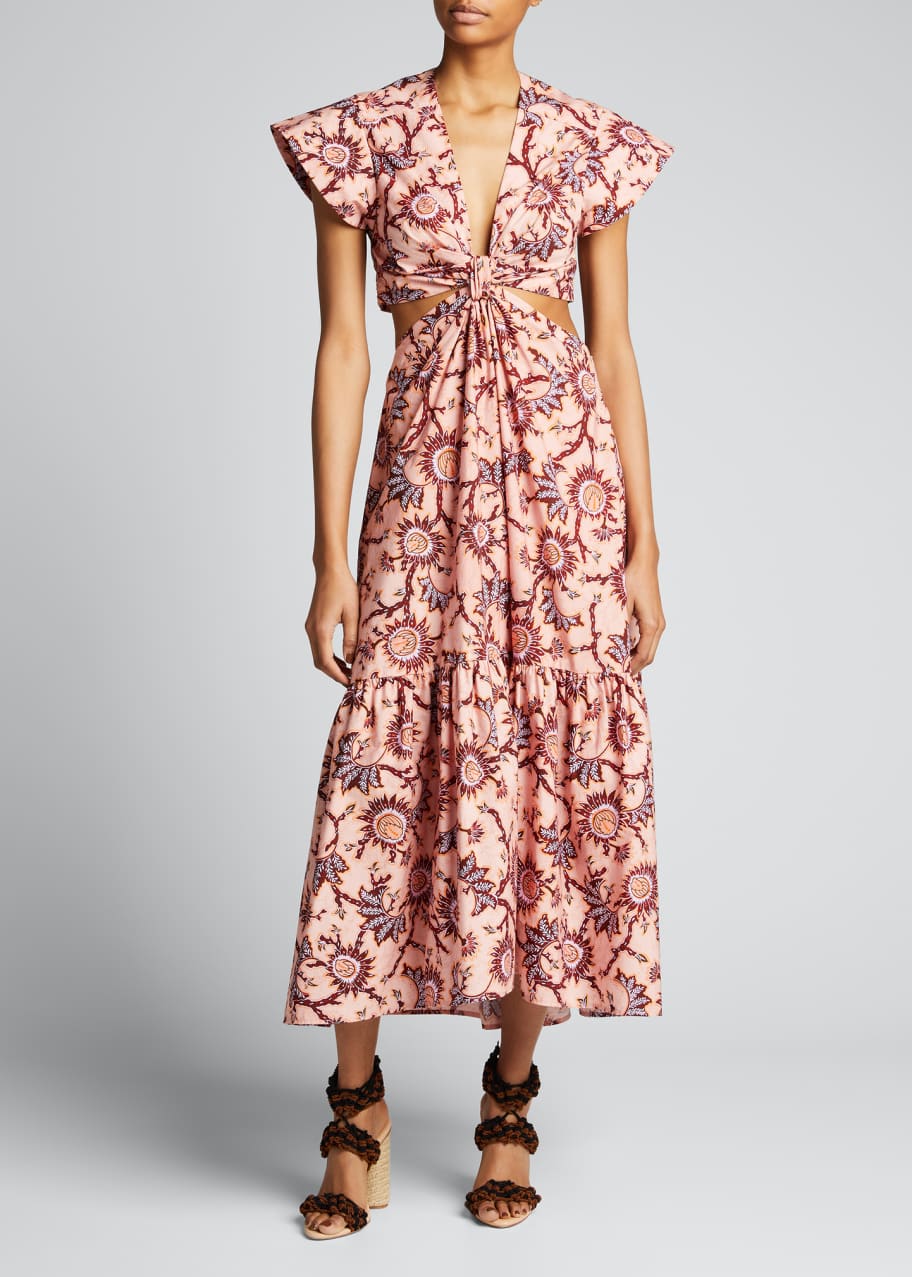 Alc cut top out dress