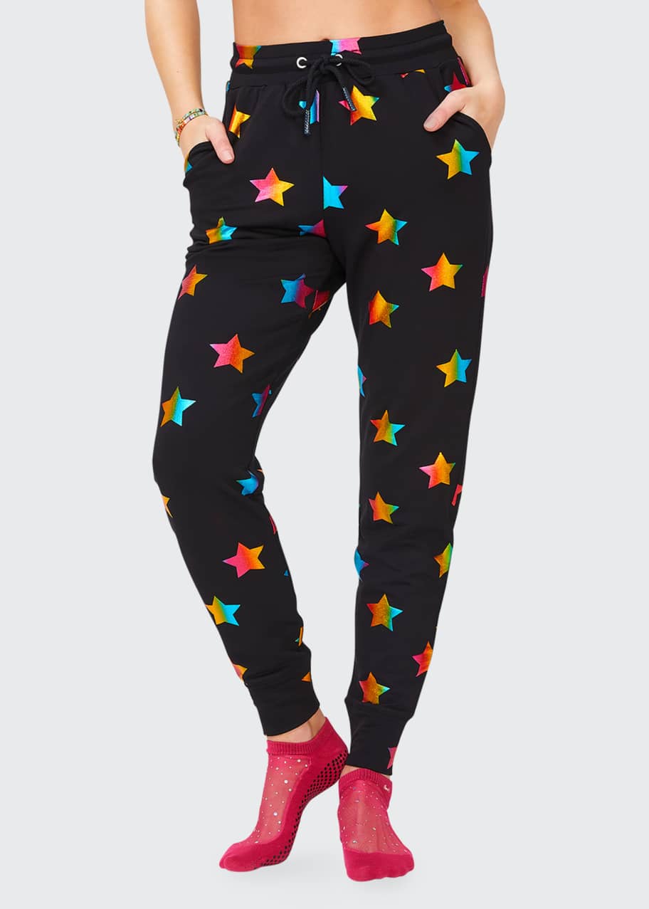 Terez foil printed joggers hotsell