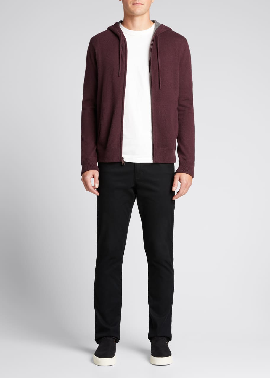 Vince Men s Cashmere Jersey Full Zip Hoodie Bergdorf Goodman