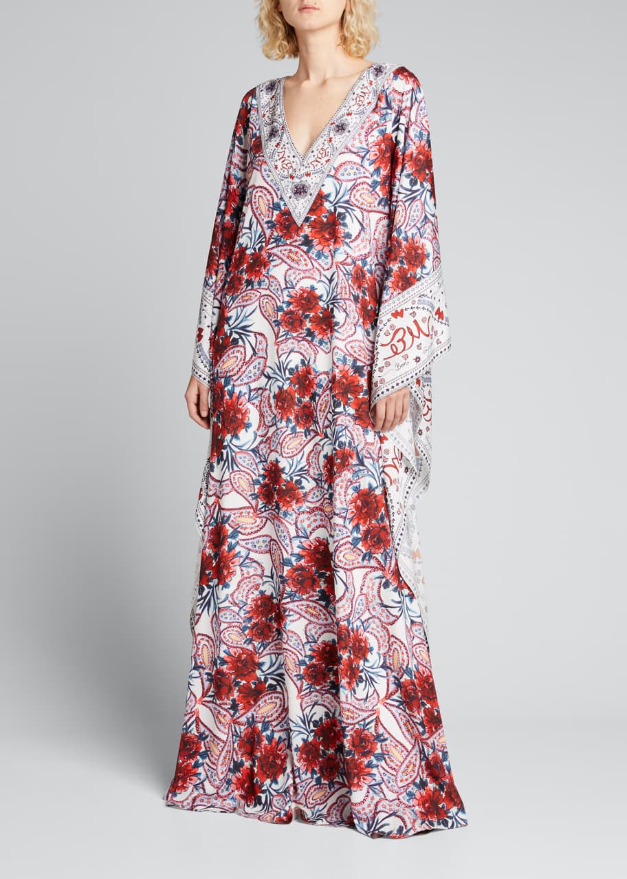 Badgley mischka caftan clearance