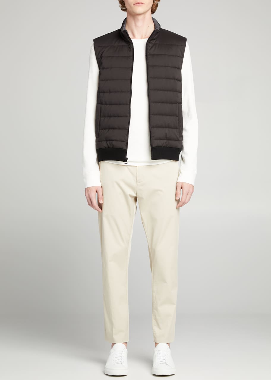 Image 1 of 1: Men's Quilted Wool/Nylon Vest